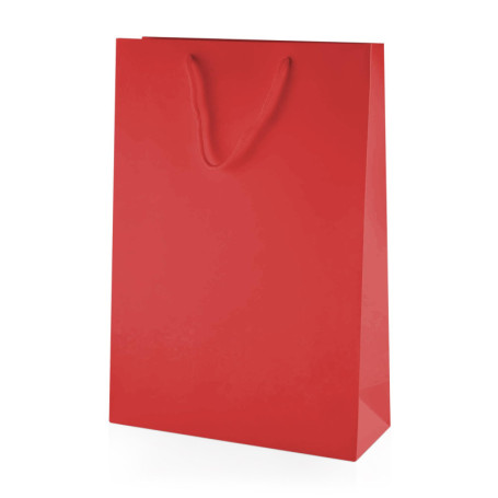 Sacs Cadeaux Rouges Mat 25x36cm - Lot de 10 par Thepaperbagstore
