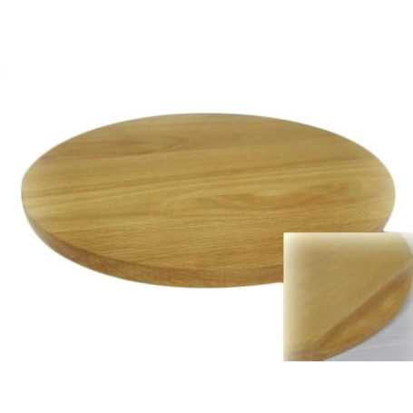 Planche à Découper Ronde en Bois de Hêtre - 30 cm avec Poignée