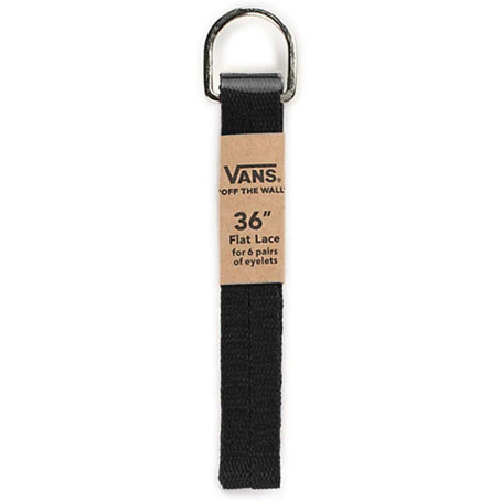 Lacets Vans 54" Noir en Polyester Résistant