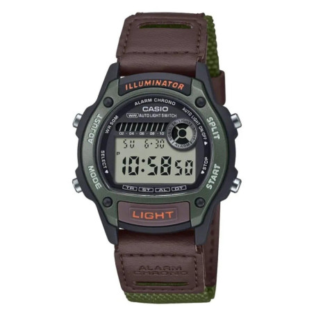 Montre Casio Digitale Quartz pour Hommes avec Alarme et Chronographe