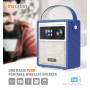 Inscabin P200 Portable Dab/Dab + FM numérique Radio- Haut-Parleur Portable sans Fil avec Bluetooth, Le Son stéréo, Beau Design, 