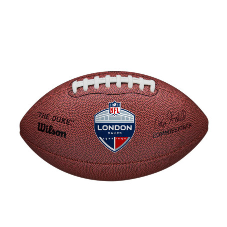 Ballon de Football Américain WILSON NFL London Games Duke - Réplique en Cuir
