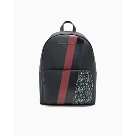 Sac à dos Armani Exchange Dylan Noir et Grenade pour Homme