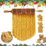 Rouleau à Pâtisserie en Bois avec Motif de Noël - 35 cm
