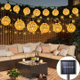 Guirlande Lumineuse Solaire LED Marocaine 5m - 20 Ampoules Étanches