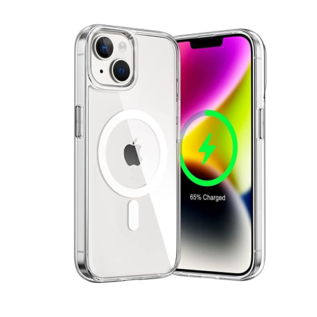 HQ-CLOUD® Coque Magnétique pour iPhone 12/12 Pro, Compatible avec MagSafe, Dos Anti Rayures, Transparent