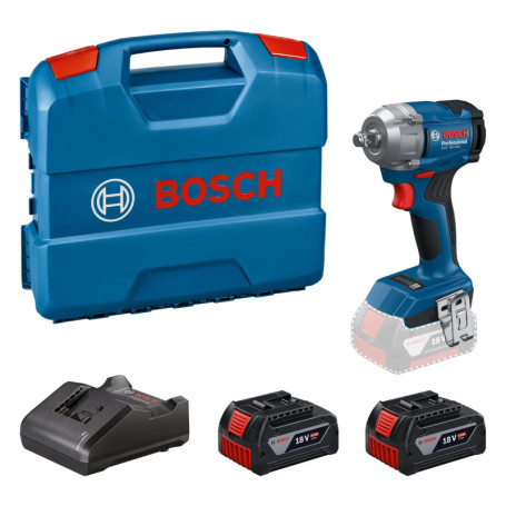 Boulonneuse sans fil Bosch GDS 18V-350 avec 2 batteries 4.0 Ah