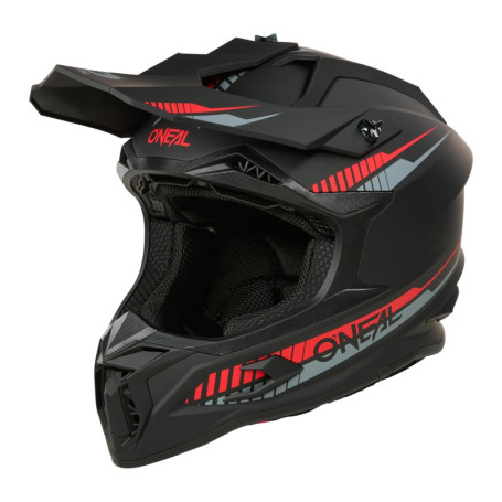 Casque de Motocross O'NEAL C-SRS Rouge - Sécurité et Confort Optimal