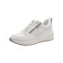 Baskets Basses Tamaris Essentials pour Femmes - Blanc Argent - Confort et Style