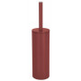 Brosse WC Akira avec Support Acier - Design Élégant en Bordeaux