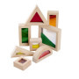 Eichhorn Lot de 8 Blocs de Construction en Bois avec Fenêtres Sensorielles