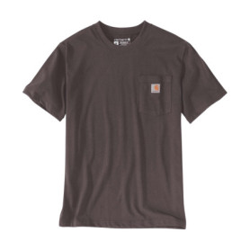 T-shirt de Poche Carhartt en Coton Épais pour Homme - Coupe Décontractée