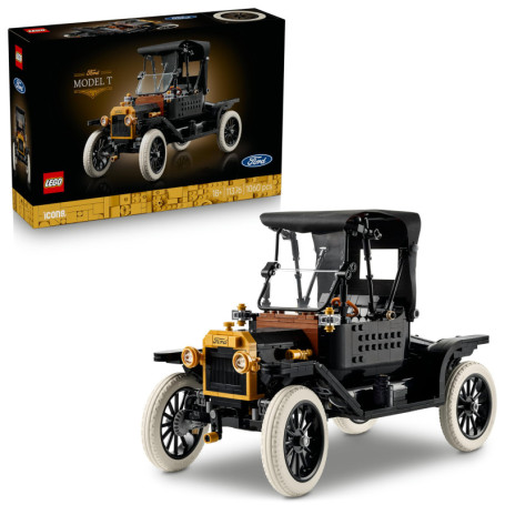 Maquette LEGO Icons Ford Model T - Voiture Rétro Collector pour Adultes
