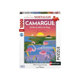 Puzzle 1000 pièces Camargue - Collection Nostalgie par Nathan