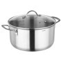 Ensemble de 8 Casseroles Clara en Acier Inoxydable - Compatible Induction