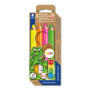 Crayons de Couleur Fluorescents Staedtler Noris Junior 3 en 1 avec Taille-Crayon