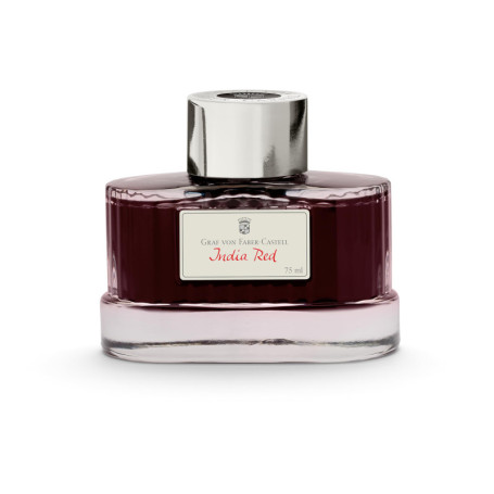 Encrier Graf von Faber-Castell India Red 75 ml - Encre Indélébile Élégante