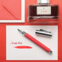 Encrier Graf von Faber-Castell India Red 75 ml - Encre Indélébile Élégante