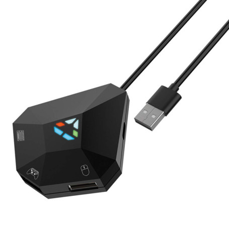 Adaptateur Queen.Y pour Clavier et Souris sur Consoles de Jeu - Plug and Play