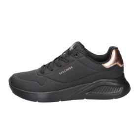 Baskets Skechers Uno Lite/Shimmer Along Noires pour Femme - Taille 41