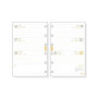 Recharge Agenda Finocam 2026 - Vue Hebdomadaire Horizontale