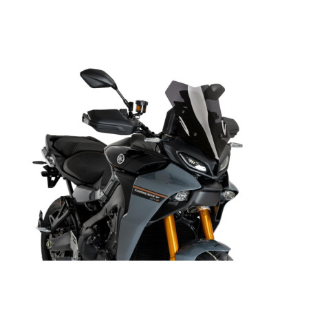 Bulle Sport Puig en Acrylique Fumé Foncé pour Motocyclette