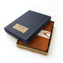 Carnet de Voyage Artway Indigo en Cuir Souple - A6 Marron avec Crayon