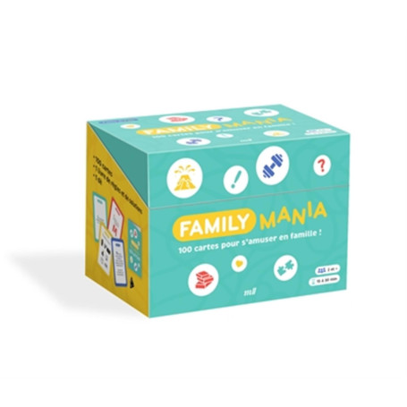 FamilyMania - 100 cartes de défis pour s'amuser en famille