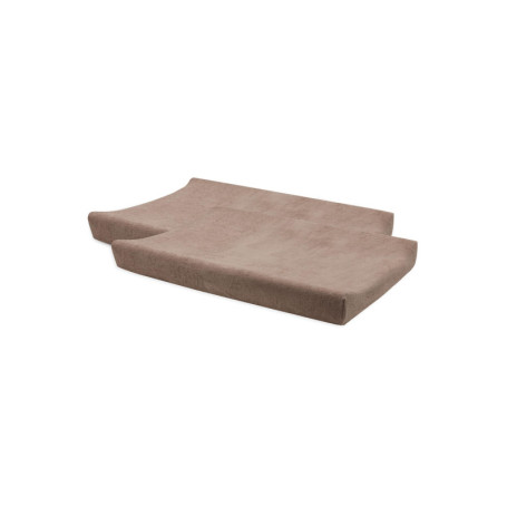 Housse de Matelas à Langer Douce Milky Coffee - Lot de 2