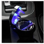 Cendrier Automobile avec Couvercle et LED Bleue - Hwydo