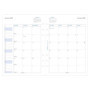 Recharge Agenda Filofax A5 2026 - Mois sur Deux Pages