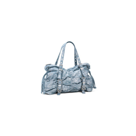 Sac à épaule en denim Gathered Space Blue de Desigual