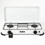 Réchaud à Gaz Portable Elma avec 2 Brûleurs pour Camping - Compatible Butane et Propane