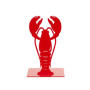Serre-Livres Lobster Rouge en Métal - Design Original Homard
