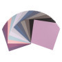 Papier Cartonné Lisse Florence - 30,5 x 30,5 cm - Pack Hiver de 18 Feuilles
