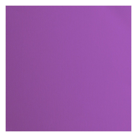 Papier Cartonné Violet Rugueux Florence - 20 Feuilles 30,5 x 30,5 cm