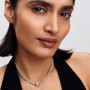 Boucles d'oreilles en argent sterling Pandora Timeless en forme de lune scintillante