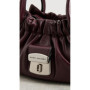 Sac à main Marc Jacobs Cristina en cuir nappa prune