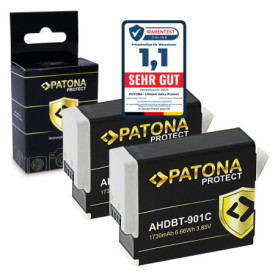 Batterie PATONA Protect 1730mAh pour GoPro Hero 12/11/10/9 - Remplacement Durable