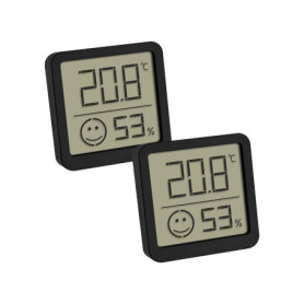 Set de 2 Thermo-hygromètres Numériques TFA pour un Climat Intérieur Sain