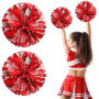Pompons Métalliques Multicolores pour Cheerleading - 2 Pcs
