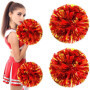Pompons Métalliques Multicolores pour Cheerleading - 2 Pcs
