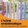 Pack de 7 Stylos-Bille BIC Cristal Glacé Rechargeables Multicolores