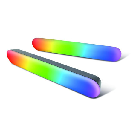 Barres Lumineuses Gaming LED RGBIC Konix - Éclairage Musical et Domotique