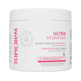 Topicrem Baume Corps Ultra Hydratant 380 ml - Nourrit et Protège les Peaux Sensibles