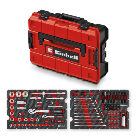 Mallette à Outils Mécanique E-Case 201 pièces - Einhell