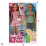 Ensemble de 2 poupées articulées Isabella et Enzo avec accessoires