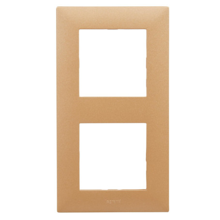 Cadre double Niloé Step en cuivre - Legrand