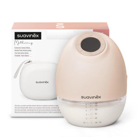 Tire-Lait Électrique Mains Libres Suavinex - Portable et Silencieux avec Écran LED