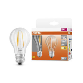 Pack de 6 Ampoules LED Osram A60 E27 Blanc Chaud 806 Lumen